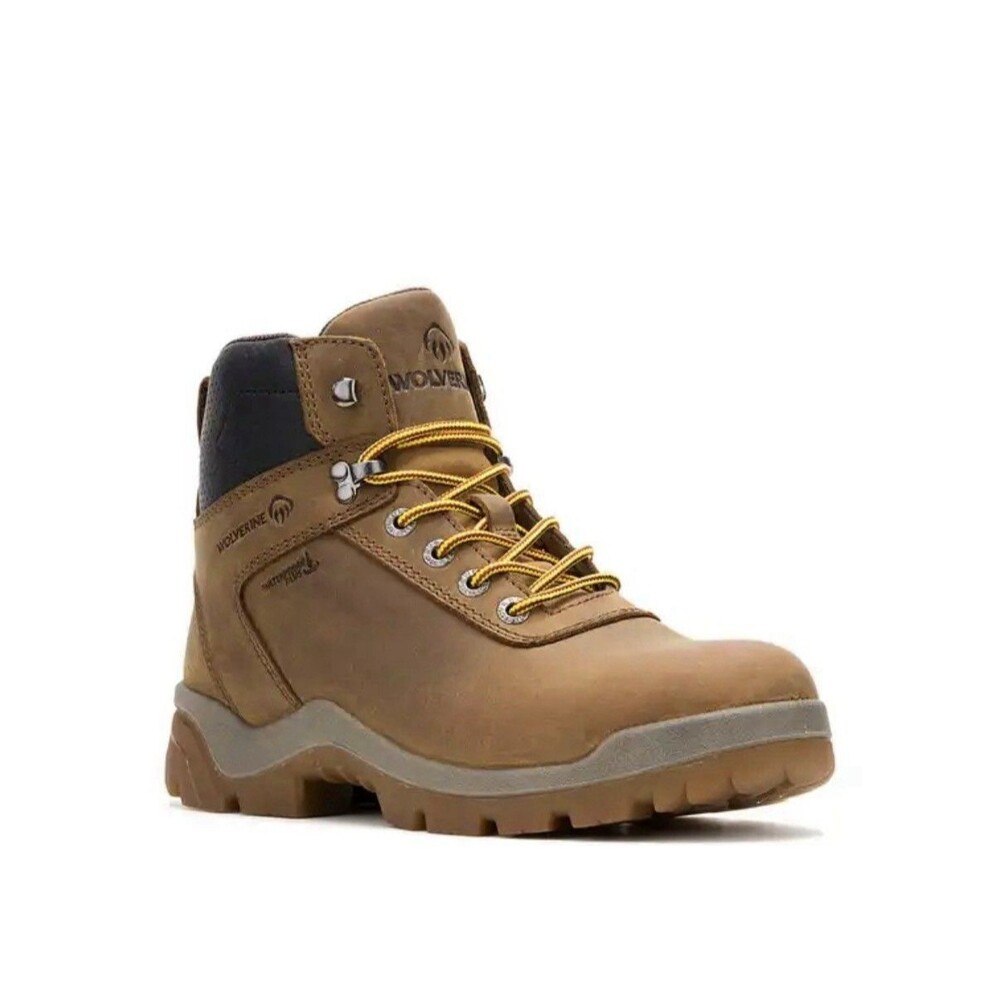 EUC Wolverine Men Soft Toe Vantage ft. HyperRest 6" Work Boot Shoes 10 EW